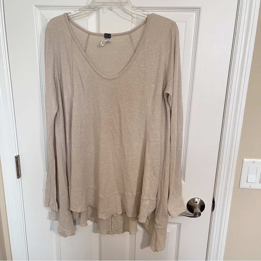 We The Free by Free People Long Sleeve High Low Tunic Top size XS